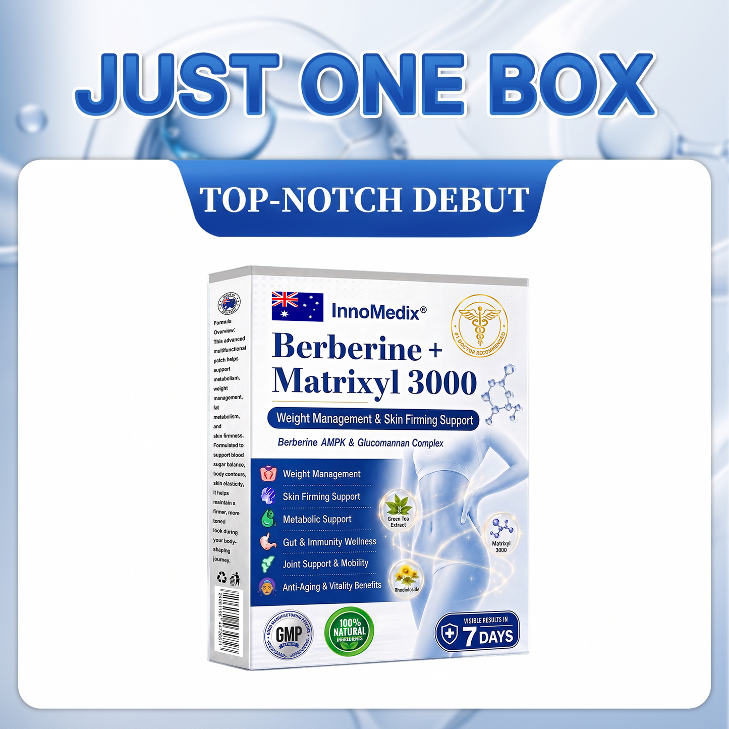 Best Seller 🇦🇺 𝙄𝙣𝙣𝙤𝙈𝙚𝙙𝙞𝙭® 💎𝘽𝙚𝙧𝙗𝙚𝙧𝙞𝙣𝙚 + 𝙈𝙖𝙩𝙧𝙞𝙭𝙮𝙡 3000 𝘼𝙙𝙫𝙖𝙣𝙘𝙚𝙙 𝙉𝙖𝙣𝙤 𝙈𝙞𝙘𝙧𝙤𝙣𝙚𝙚𝙙𝙡𝙚 𝙋𝙖𝙩𝙘𝙝—𝙎𝙪𝙥𝙥𝙤𝙧𝙩𝙨 𝙬𝙚𝙞𝙜𝙝𝙩 𝙢𝙖𝙣𝙖𝙜𝙚𝙢𝙚𝙣𝙩, 𝙗𝙡𝙤𝙤𝙙 𝙨𝙪𝙜𝙖𝙧 𝙗𝙖𝙡𝙖𝙣𝙘𝙚, 𝙡𝙮𝙢𝙥𝙝𝙖𝙩𝙞𝙘 𝙛𝙡𝙤𝙬, 𝙖𝙣𝙙 𝙨𝙢𝙤𝙤𝙩𝙝𝙚𝙧-𝙡𝙤𝙤𝙠𝙞𝙣𝙜 𝙨𝙠𝙞𝙣📧