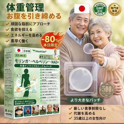 📣Healrize®＆NAD+ 12-in-1  ナノ強化フォーミュラ — 肥満、肌のたるみ、糖尿病、睡眠時無呼吸症候群、関節の悩み、その他健康上の懸念にアプロー🌻